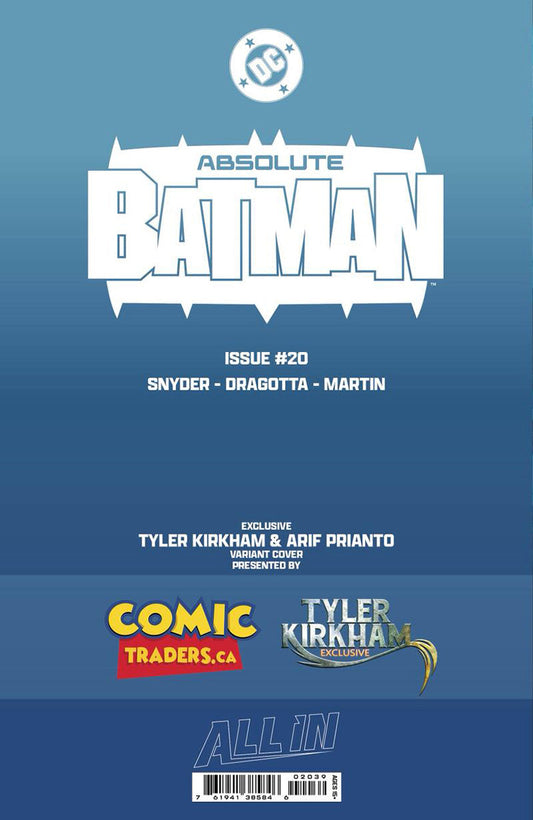 ABSOLUTE BATMAN #20 TYLER KIRKHAM EXCLUSIVE VIRGIN VAR (05/13/2026)