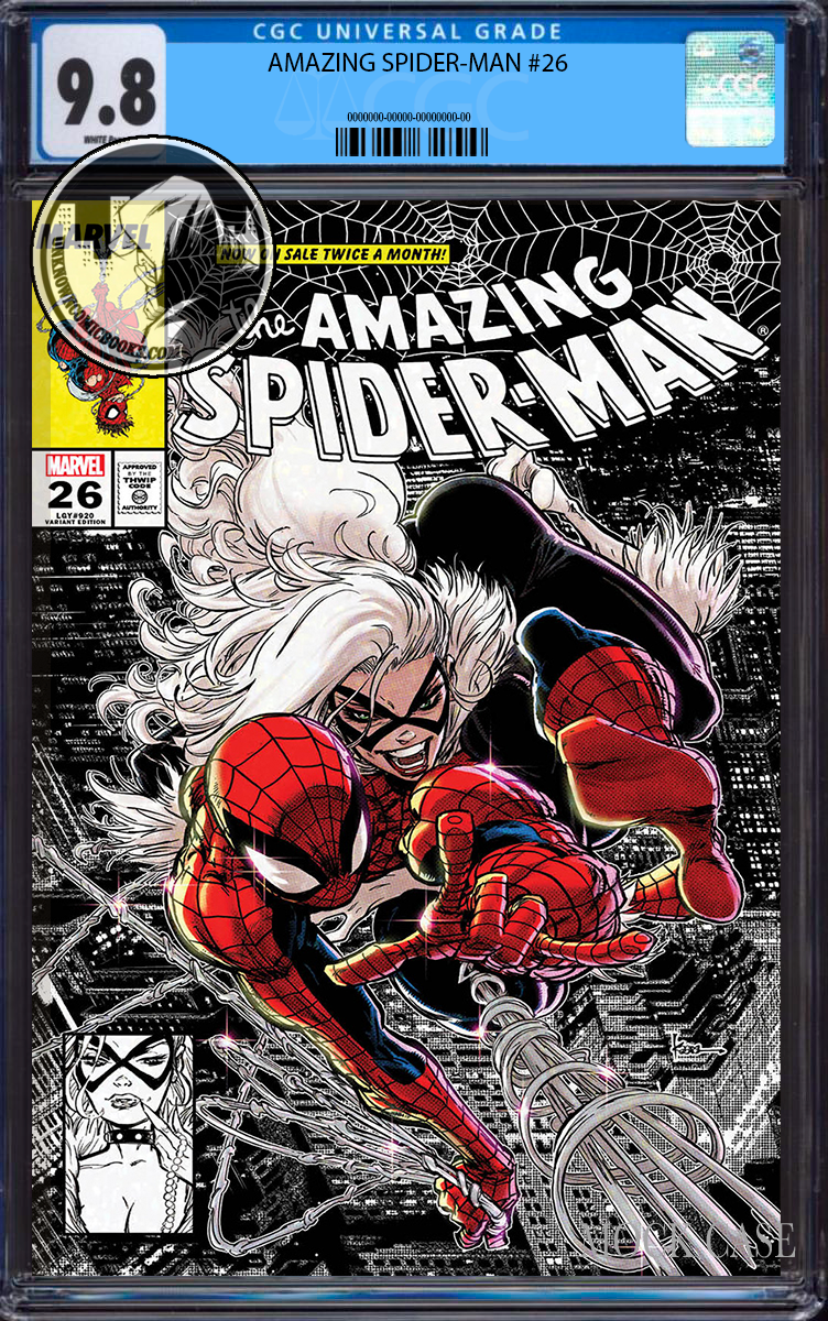 AMAZING SPIDER-MAN #26 UNKNOWN COMICS KAARE ANDREWS EXCLUSIVE VAR CGC 9.8 BLUE LABEL (01/31/2024)