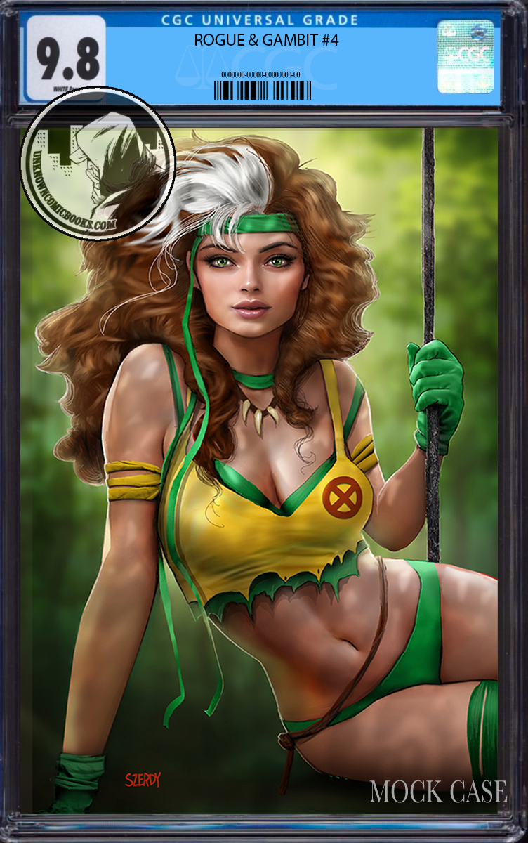 ROGUE & GAMBIT #4 UNKNOWN COMICS NATHAN SZERDY EXCLUSIVE VIRGIN VAR CGC 9.8 BLUE LABEL (01/31/2024)