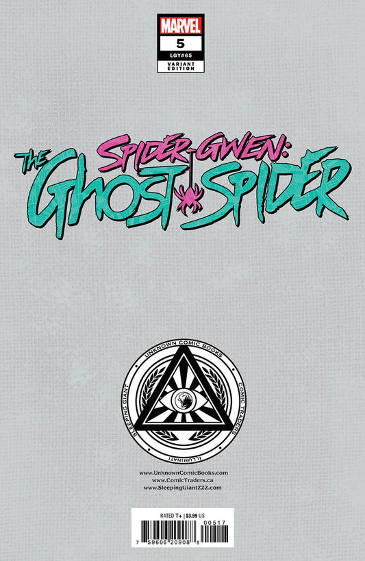 Spider-Gwen The Ghost Spider #5 Unknown Comics Ivan Tao Exclusive Virgin Var (09/11/2024)