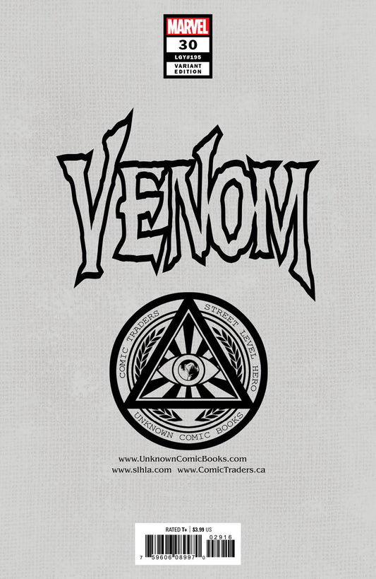 Venom #30 Unknown Comics Dave Rapoza Exclusive Var (11/18/2020)