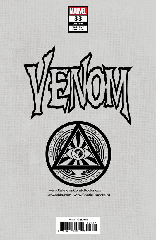 Venom #33 Unknown Comics Will Sliney Exclusive Var Kib (02/03/2021)