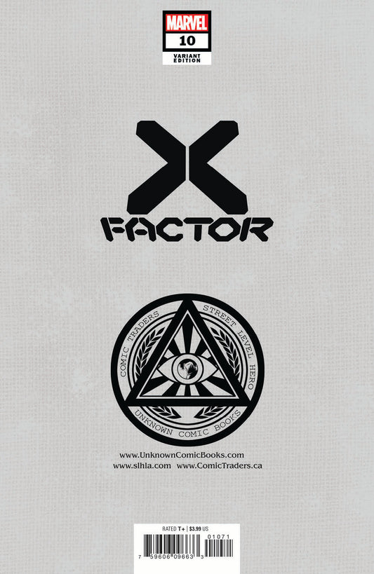 X-Factor #10 Unknown Comics Creees Exclusive Spoiler Virgin Var Gala (06/30/2021)