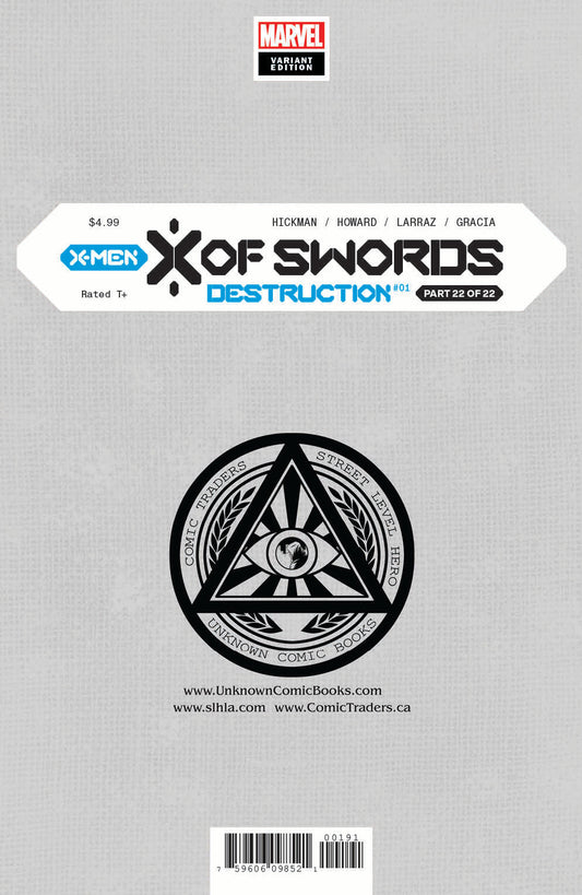 X Of Swords Destruction #1 Unknown Comics Mico Suayan Exclusive Virgin B&W Var (11/25/2020)