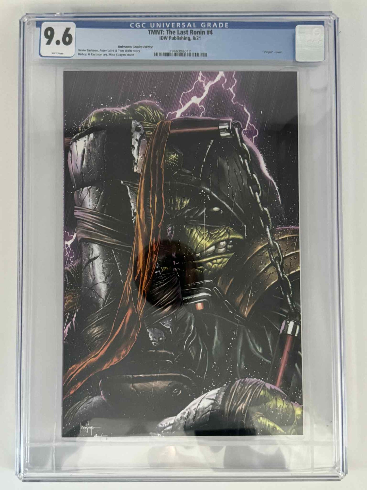 TMNT: The Last Ronin #4 CGC 9.6 Blue Label Suayan Exclusive Virgin Var