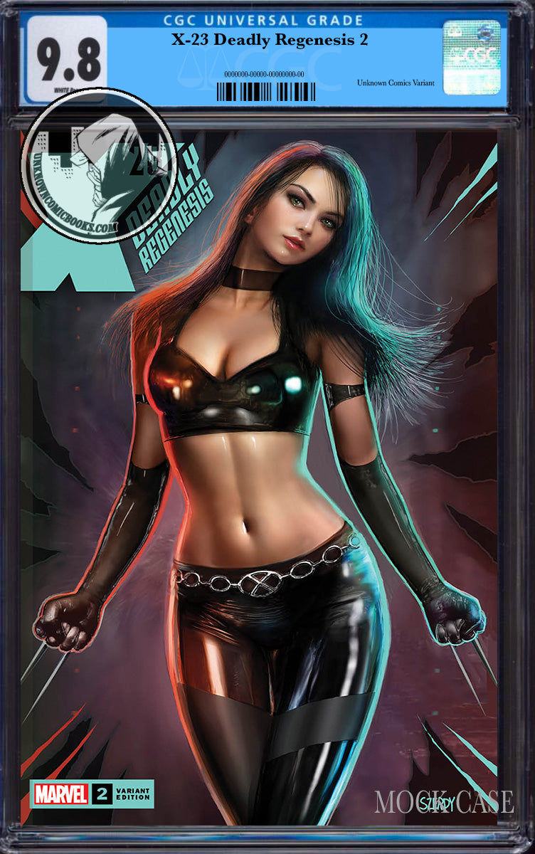 X-23: DEADLY REGENESIS #2 UNKNOWN COMICS NATHAN SZERDY EXCLUSIVE VAR CGC 9.8 BLUE LABEL (12/27/2023)