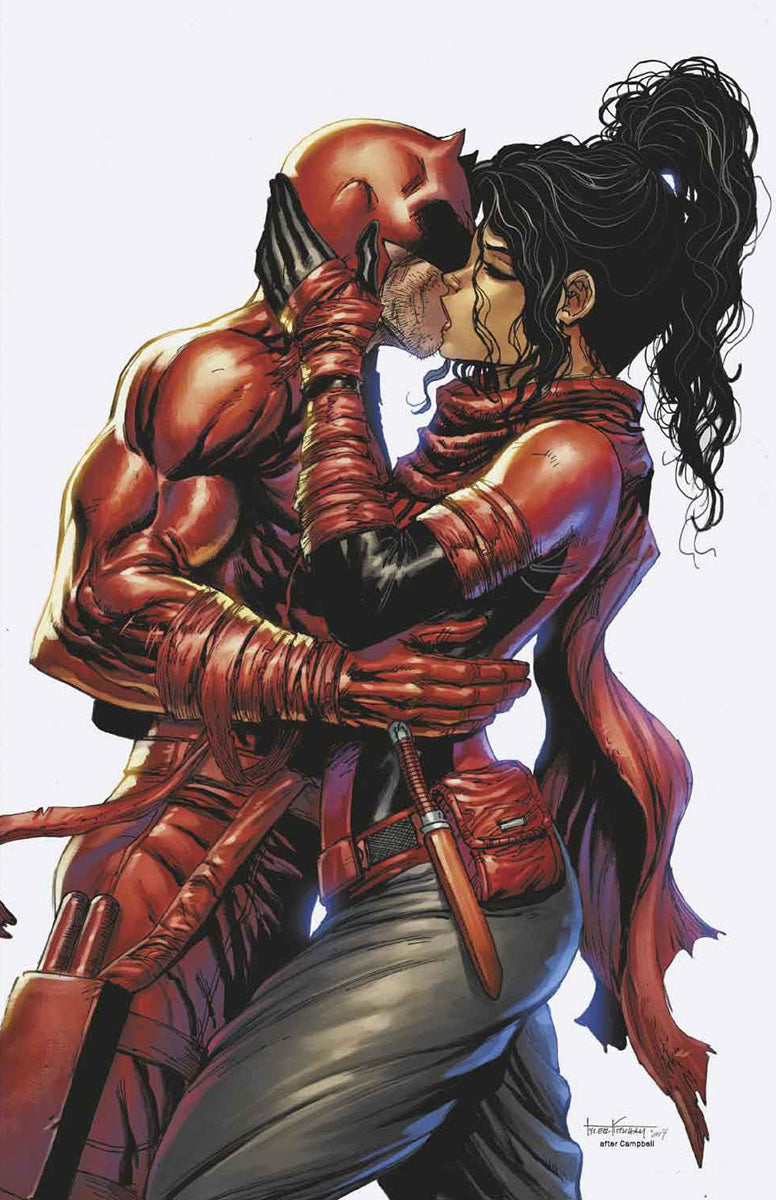 SIGNED W/ COA DAREDEVIL #7 UNKNOWN COMICS TYLER KIRKHAM EXCLUSIVE VIRGIN VAR (11/29/2023)