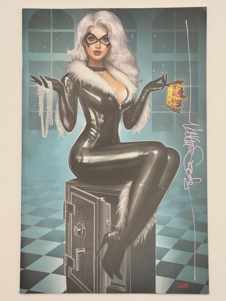 [SIGNED W/ COA] AMAZING SPIDER-MAN #25 UNKNOWN COMICS NATHAN SZERDY EXCLUSIVE VIRGIN VAR [IN STOCK]