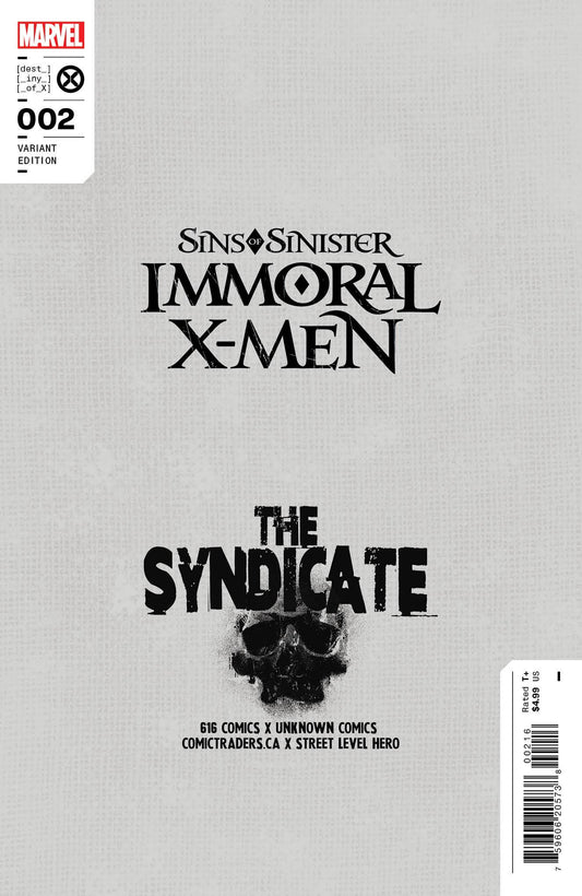Immoral X-Men #2 [Sin] Marco Turini (616) Exclusive Virgin Var  (03/28/2023)