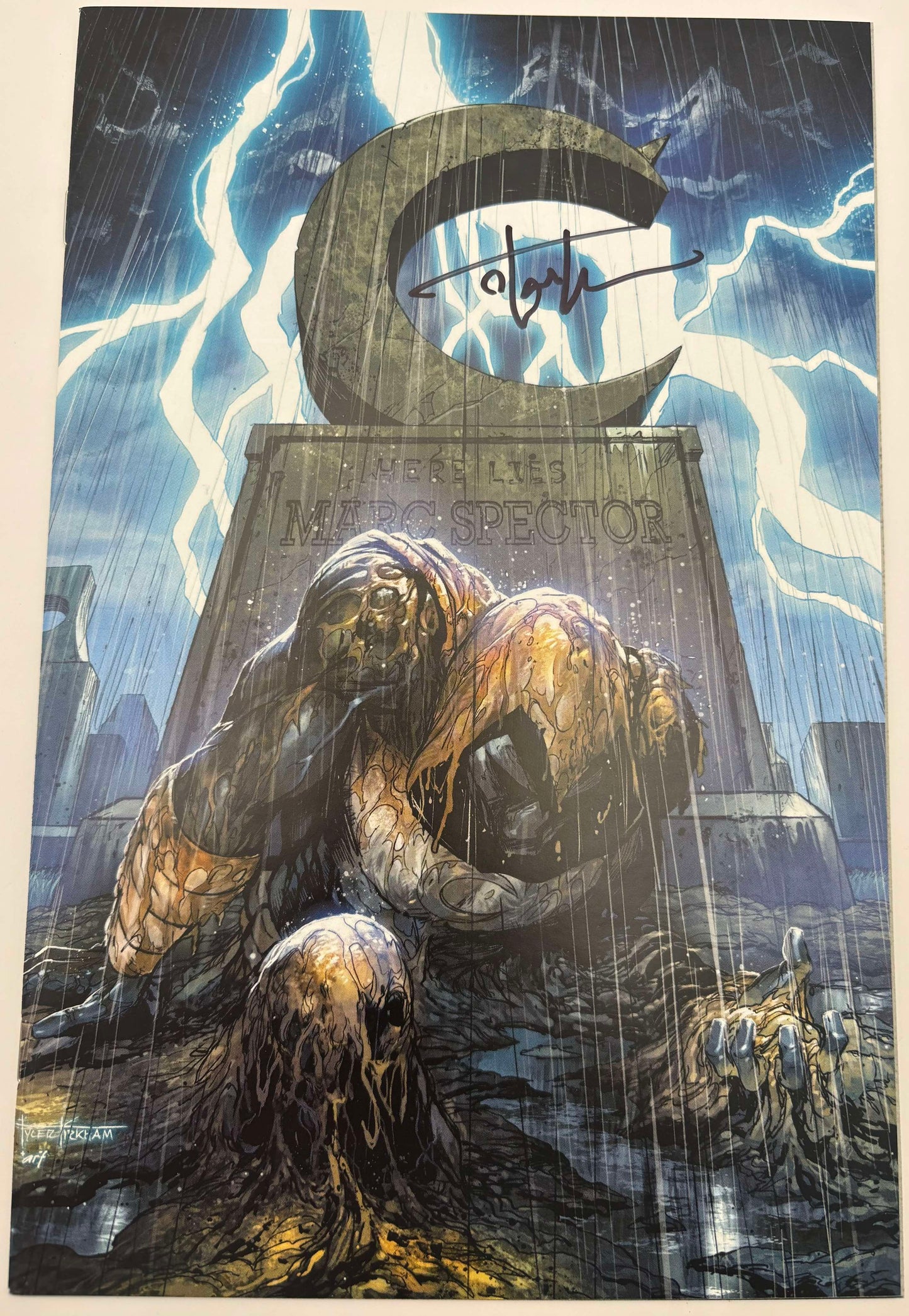 [SIGNED W/ COA] MOON KNIGHT #30 UNKNOWN COMICS TYLER KIRKHAM EXCLUSIVE VIRGIN VAR [IN STOCK]