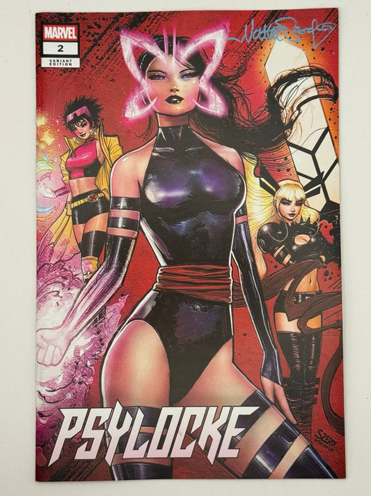 [SIGNED W/ COA] Psylocke #2 Unknown Comics Nathan Szerdy Exclusive Var [IN STOCK]