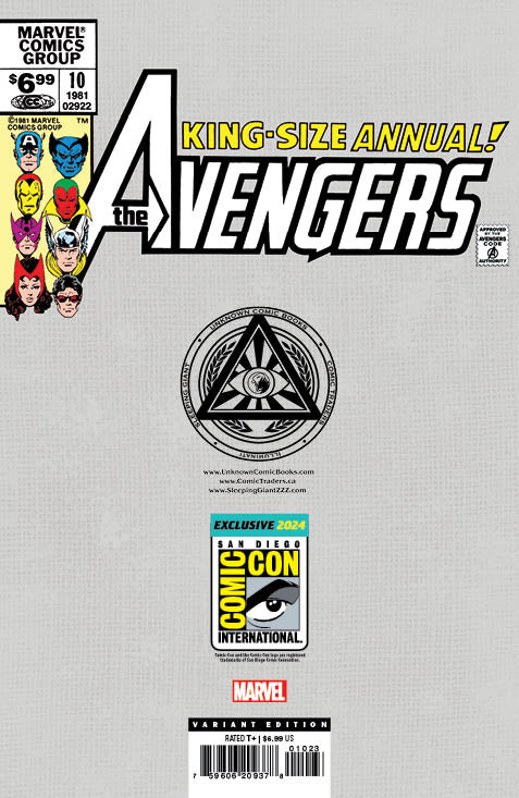 [Signed by Chris Claremont] AVENGERS ANNUAL #10 UNKNOWN COMICS NATHAN SZERDY EXCLUSIVE VAR FACSIMILE EDITION [IN STOCK]