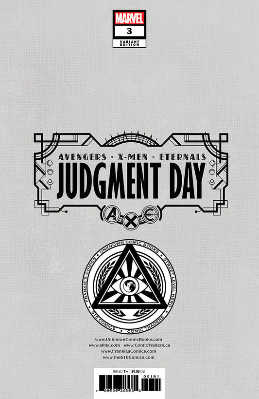 A.X.E.: Judgment Day #3 [Axe] Unknown Comics David Nakayama Hellfire Exclusive Virgin Var (08/24/2022)