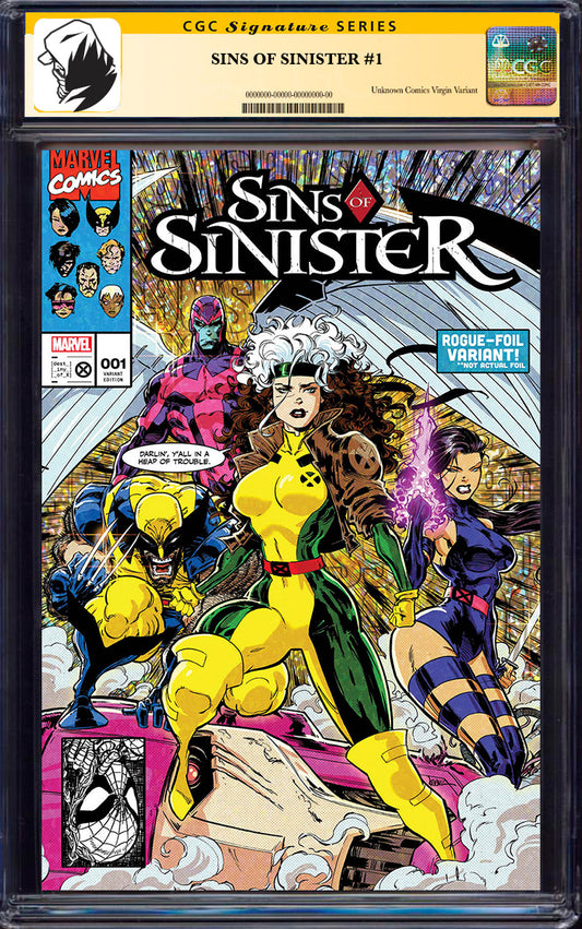 [SIGNED BY KAARE ANDREWS] SINS OF SINISTER #1 UNKNOWN COMICS KAARE ANDREWS EXCLUSIVE VAR [CGC 9.6+ YELLOW LABEL] (11/27/2024)