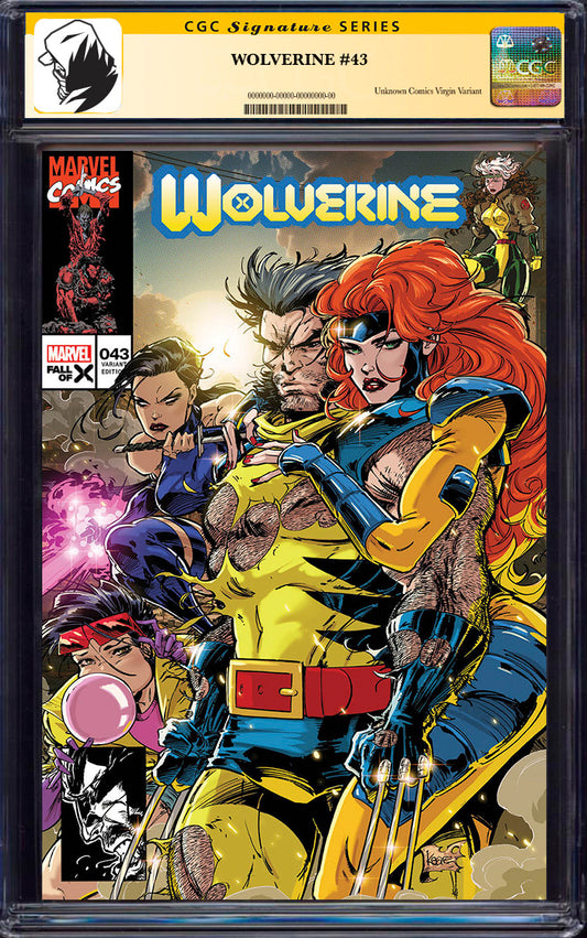[SIGNED BY KAARE ANDREWS] WOLVERINE 43 UNKNOWN COMICS KAARE ANDREWS EXCLUSIVE VAR [CGC 9.6+ YELLOW LABEL] (11/27/2024)