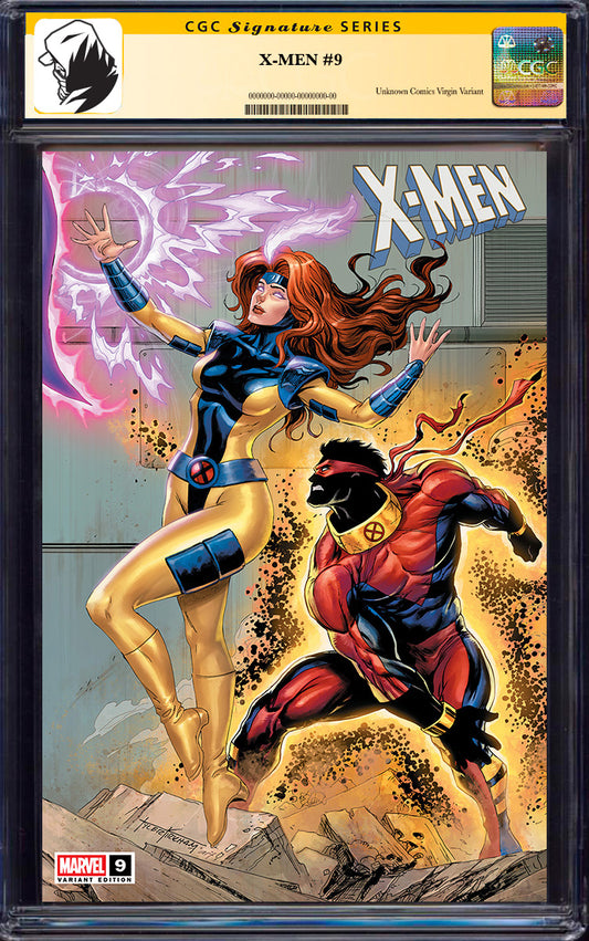 [SIGNED CGC 9.6+ YELLOW LABEL] X-Men #9 Unknown Comics Tyler Kirkham Exclusive Var (06/2025)