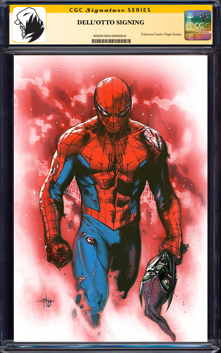 [SIGNED CGC 9.6+ YELLOW LABEL] Spider-Man #3 Unknown Comics Dell_Otto Exclusive Var [08-25]