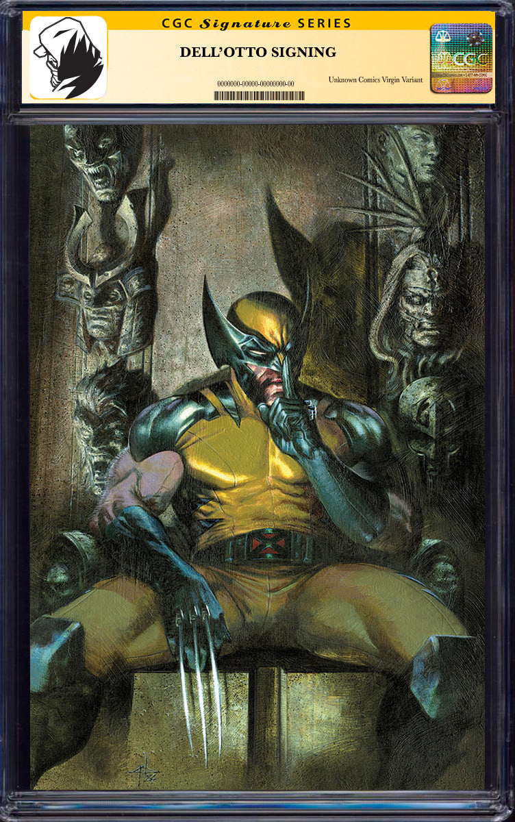 [SIGNED CGC 9.6+ YELLOW LABEL] Wolverine #1 Unknown Comics Dell’Otto Exclusive Var [08-25]