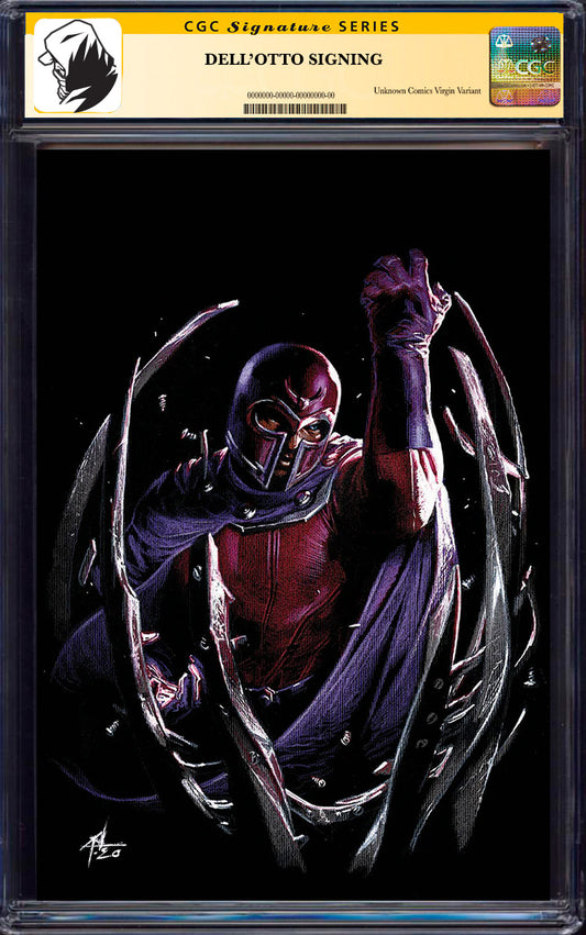 [SIGNED CGC 9.6+ YELLOW LABEL] X-Men Trial Of Magneto #1 (Of 5) Unknown Comics Gabriele Dell_Otto Exclusive Var [08-25]