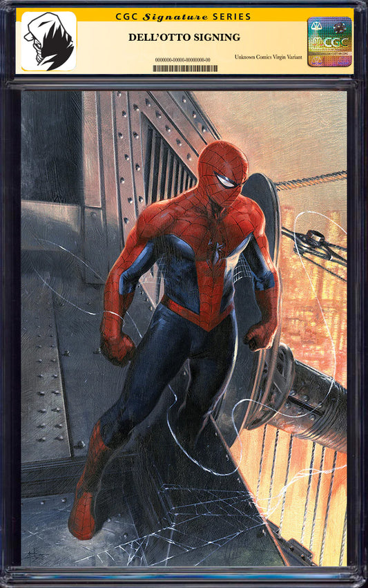 [SIGNED CGC 9.6+ YELLOW LABEL] Ultimate Spider-Man 3 Unknown Comics Gabriele Dell_Otto Exclusive Var [08-25]