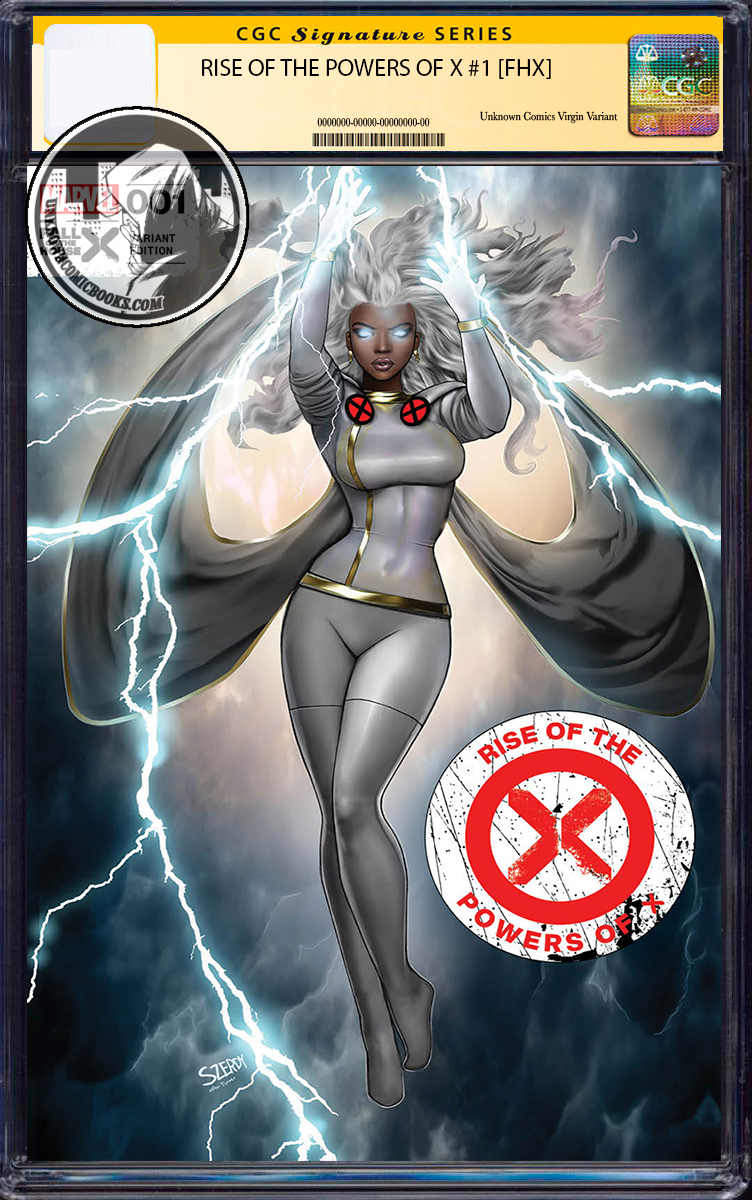 RISE OF THE POWERS OF X #1 [FHX] UNKNOWN COMICS NATHAN SZERDY EXCLUSIVE VAR [CGC YELLOW LABEL] (08/28/2024)