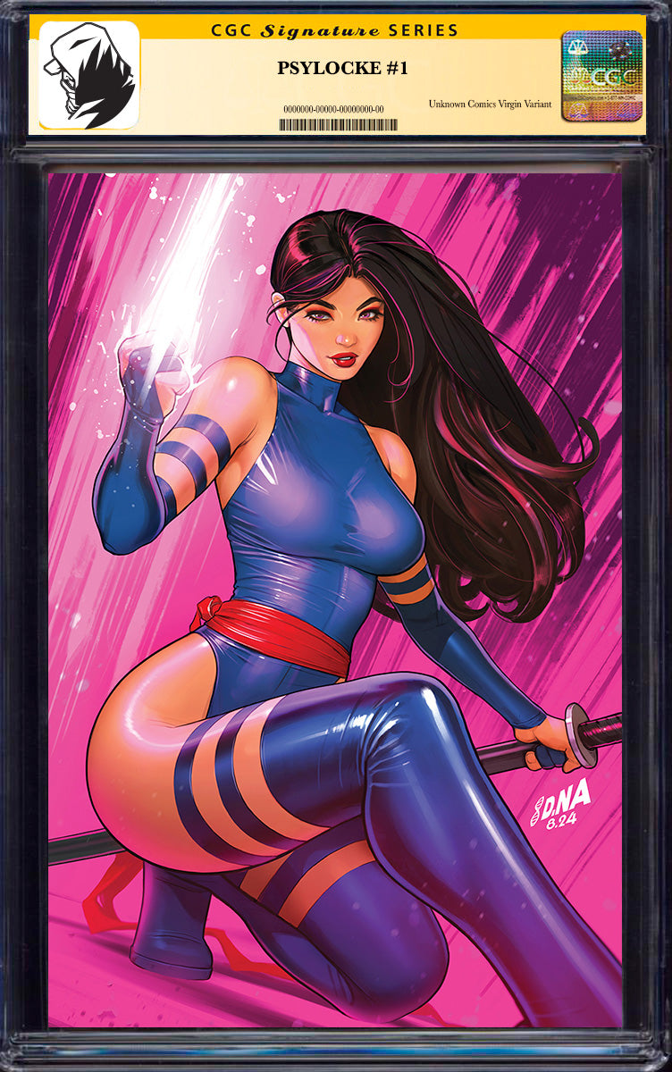 [SIGNED CGC] PSYLOCKE #1 UNKNOWN COMICS DAVID NAKAYAMA EXCLUSIVE VAR CGC 9.6 YELLOW LABEL (06/2025)