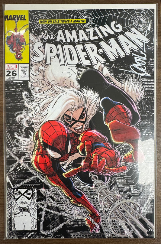 [SIGNED BY KAARE ANDREWS] AMAZING SPIDER-MAN #26 UNKNOWN COMICS KAARE ANDREWS EXCLUSIVE VAR [IN STOCK]