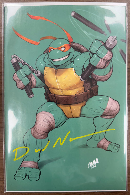 [SIGNED BY DAVID NAKAYAMA] Teenage Mutant Ninja Turtles (2024) #2 UNKNOWN COMICS EXCLUSIVE DAVID NAKAYAMA VIRGIN VAR (03/26/2025)