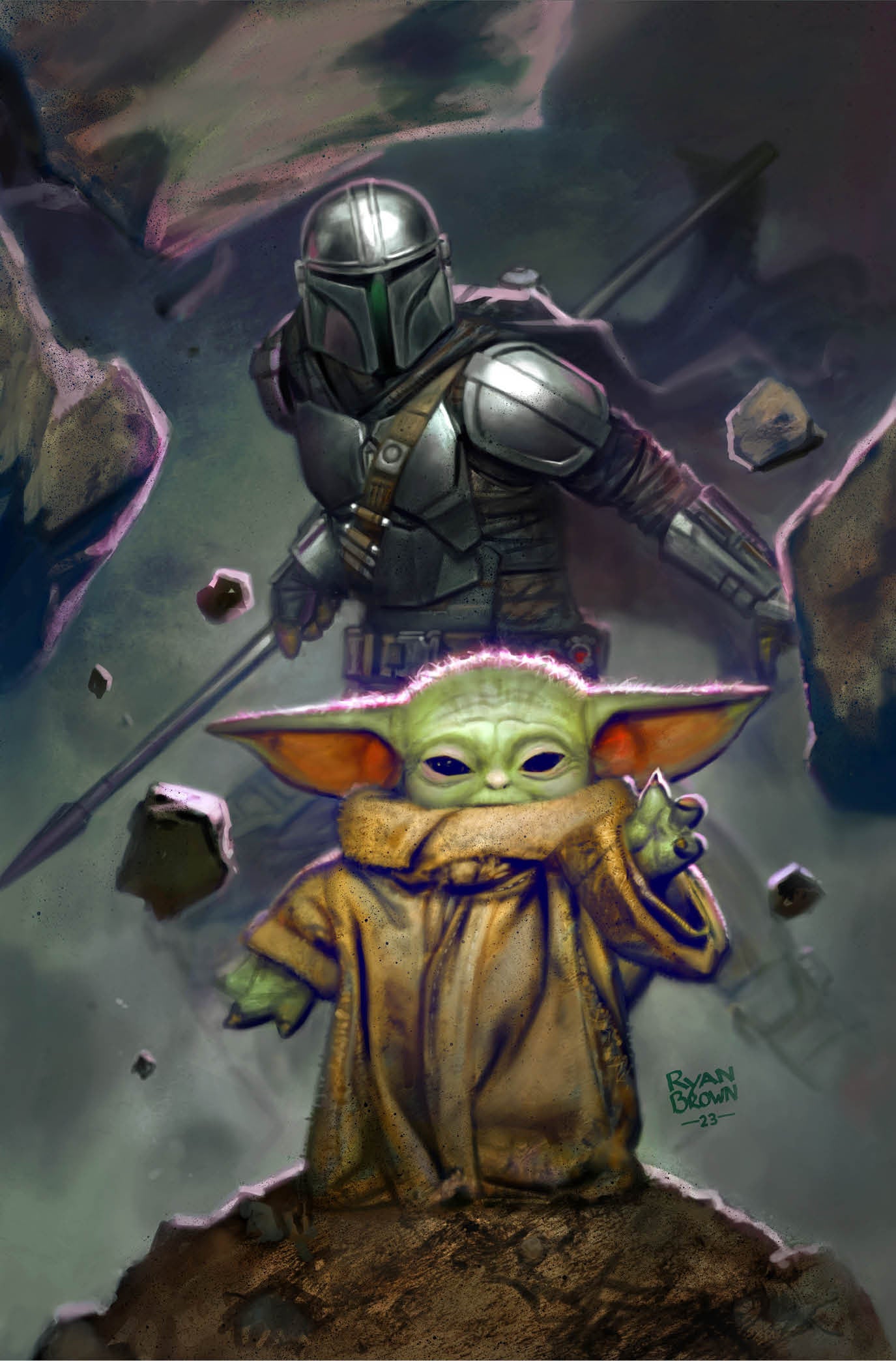 [2 Pack] Star Wars: The Mandalorian Season 2 #4 Unknown Comics Ryan Brown Exclusive Var (09/27/2023)