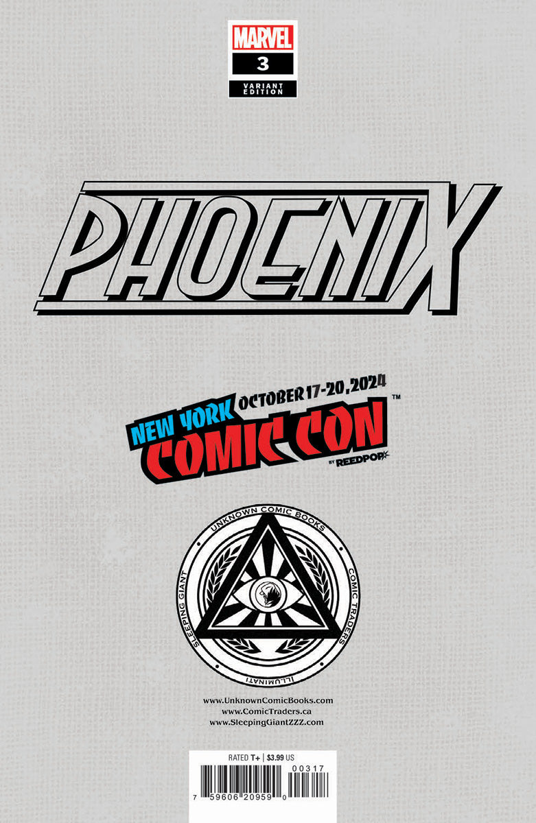 [FOIL] PHOENIX #3 UNKNOWN COMICS EXCLUSIVE NATHAN SZERDY VIRGIN VAR (09/25/2024)