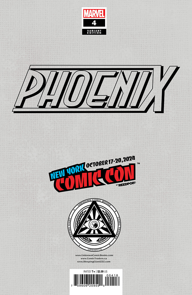 [FOIL] PHOENIX #4 UNKNOWN COMICS NATHAN SZERDY EXCLUSIVE VIRGIN NYCC 2024 VAR (10/09/2024)