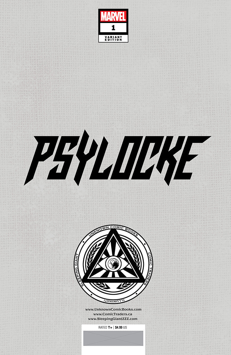 [2 PACK] PSYLOCKE #1 UNKNOWN COMICS ALEXANDER LOZANO EXCLUSIVE VAR (11/13/2024)