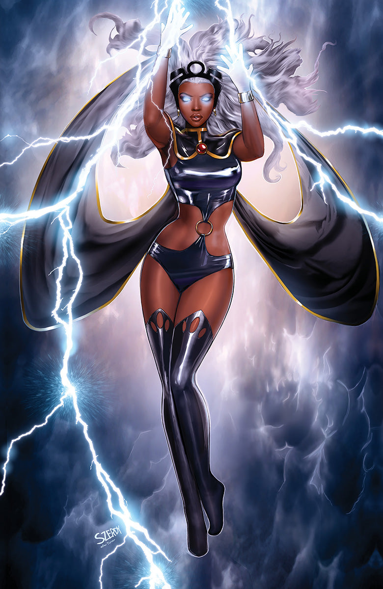 [SIGNED W/ COA] [FOIL] STORM #2 UNKNOWN COMICS NATHAN SZERDY EXCLUSIVE VIRGIN VAR [IN STOCK]