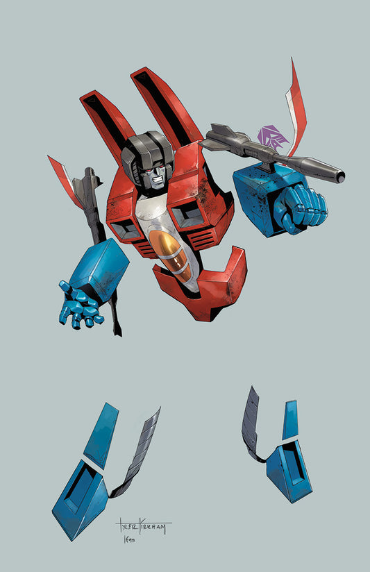 [SIGNED W/ COA] Transformers #18 Unknown Comic Tyler Kirkham Negative Space Virgin Var [IN STOCK]