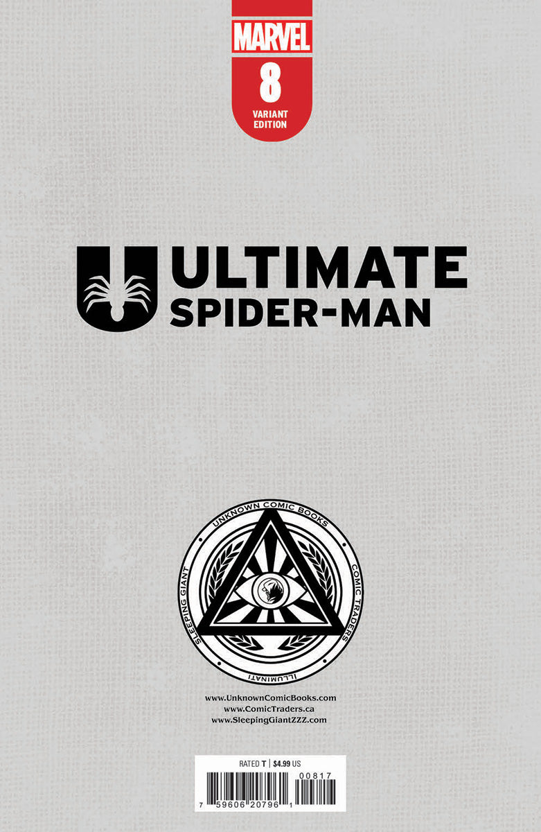 [SIGNED BY JONATHAN HICKMAN] ULTIMATE SPIDER-MAN #8 UNKNOWN COMICS EJIKURE EXCLUSIVE VIRGIN VAR (03/26/2025)