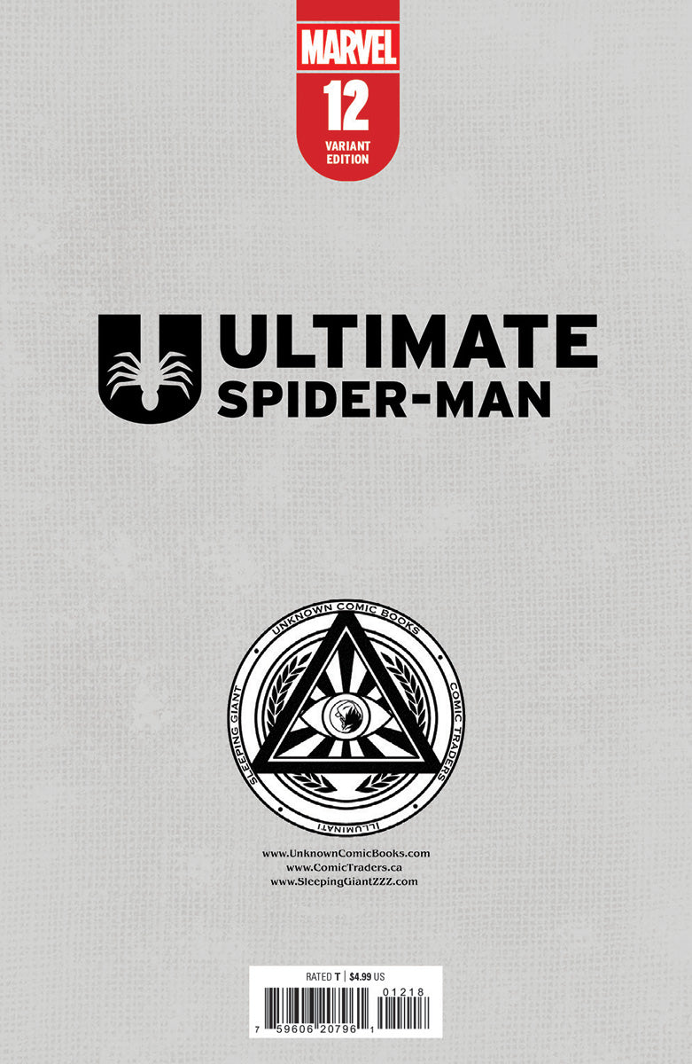 [Signed by Leirix] Ultimate Spider-Man #12 Unknown Comics Leirix Exclusive Var [IN STOCK]