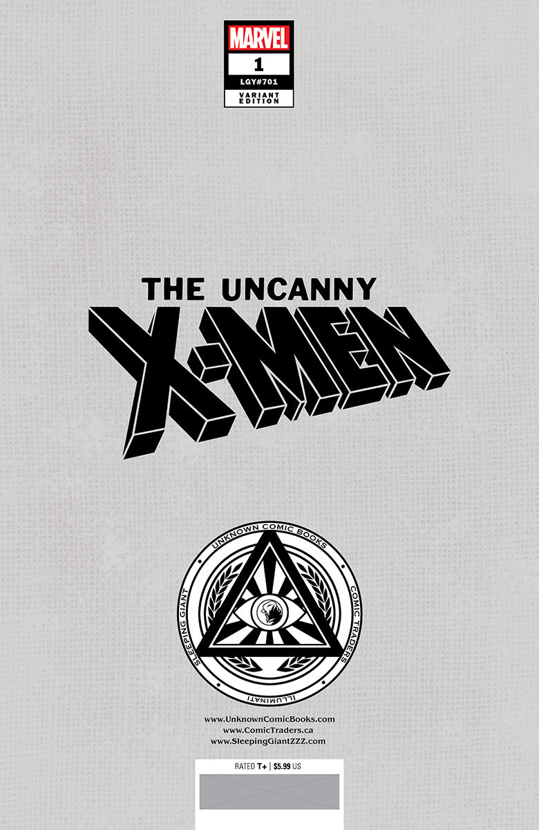 [SIGNED BY NATHAN SZERDY] UNCANNY X-MEN #1 UNKNOWN COMICS NATHAN SZERDY EXCLUSIVE VIRGIN VAR (08/28/2024)