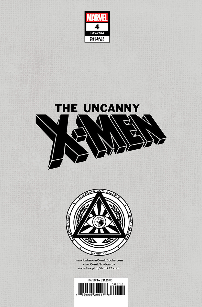 [SIGNED COA] UNCANNY X-MEN #4 UNKNOWN COMICS TYLER KIRKHAM CONNECTING COVER VIRGIN EXCLUSIVE (06/2025)