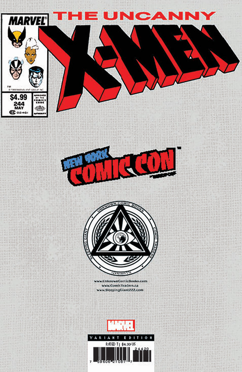 [FOIL] UNCANNY X-MEN #244 FACSIMILE UNKNOWN COMICS NATHAN SZERDY EXCLUSIVE VIRGIN NYCC 2024 VAR (10/02/2024)