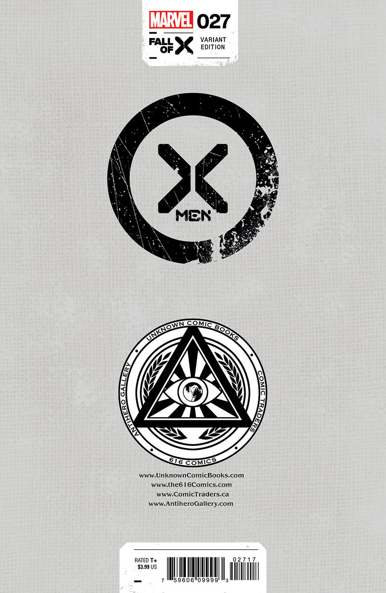 [2 Pack] X-Men #27 [Fall] Unknown Comics David Nakayama Hellfire Exclusive Var (10/04/2023)