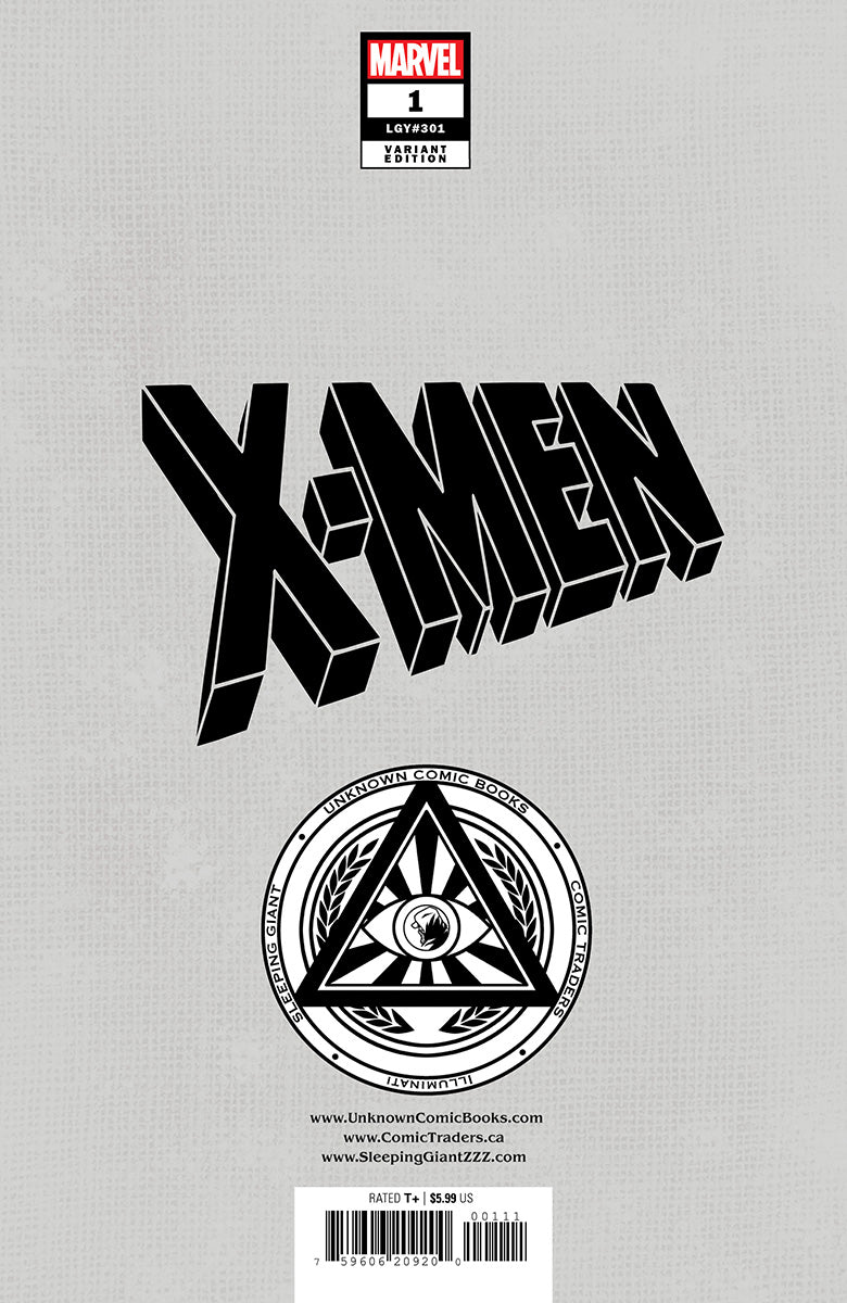 [SIGNED BY NATHAN SZERDY] X-MEN #1 UNKNOWN COMICS NATHAN SZERDY VIRGIN VAR (08/28/2024)