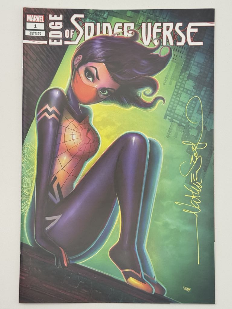 [SIGNED W/ COA] EDGE OF SPIDER-VERSE #1 UNKNOWN COMICS NATHAN SZERDY EXCLUSIVE VAR [IN STOCK]
