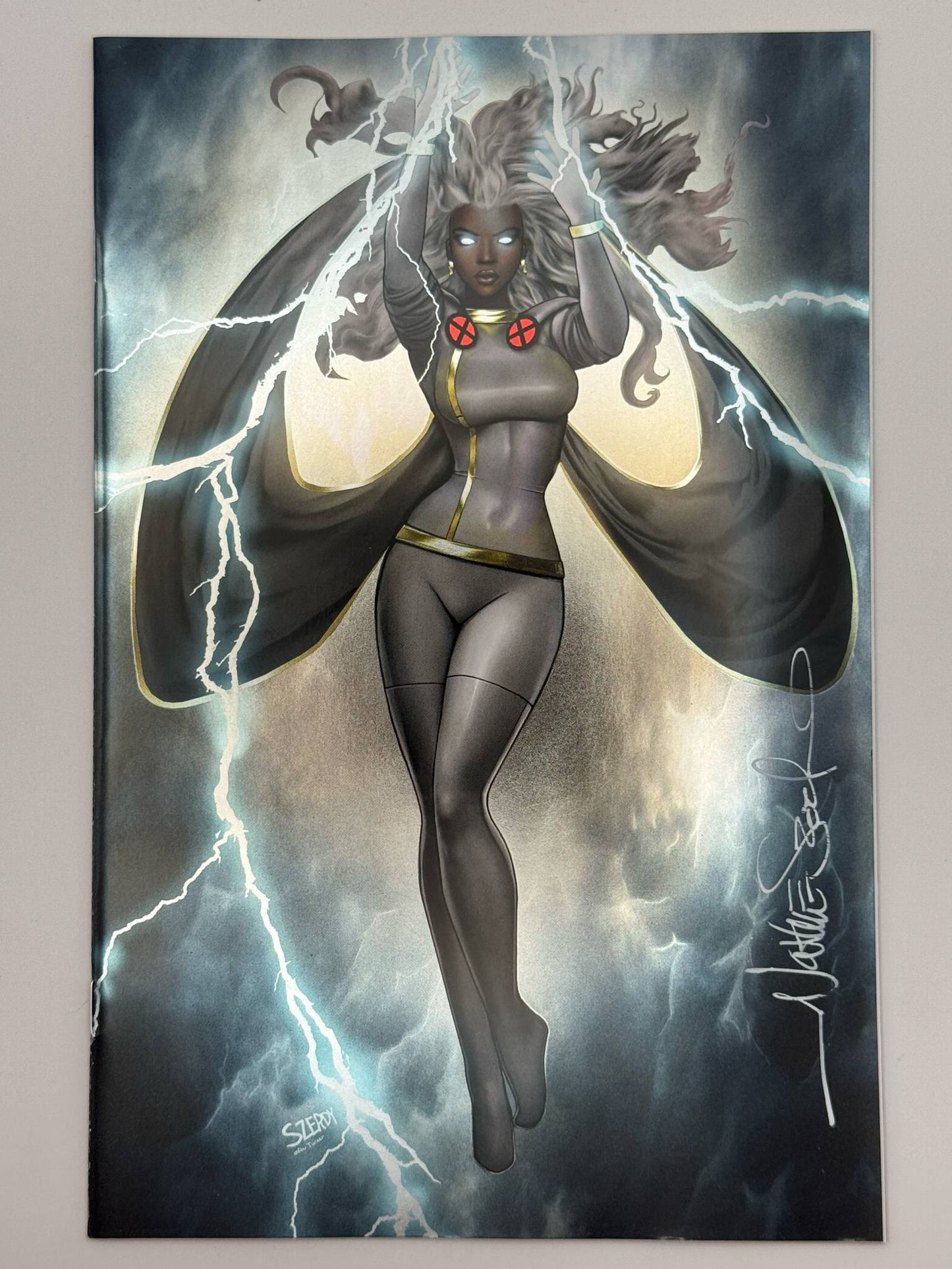 [SIGNED W/ COA] [FOIL] STORM #1 UNKNOWN COMICS NATHAN SZERDY EXCLUSIVE VIRGIN CONVENTION VAR IN STOCK