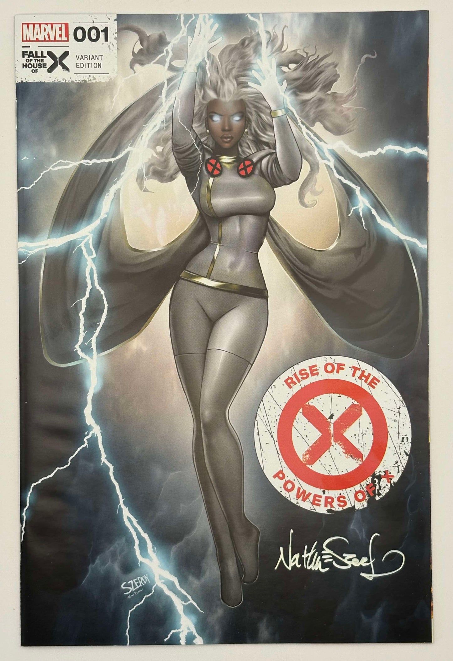 [signed w/ coa] RISE OF THE POWERS OF X #1 [FHX] UNKNOWN COMICS NATHAN SZERDY EXCLUSIVE VAR [in stock]