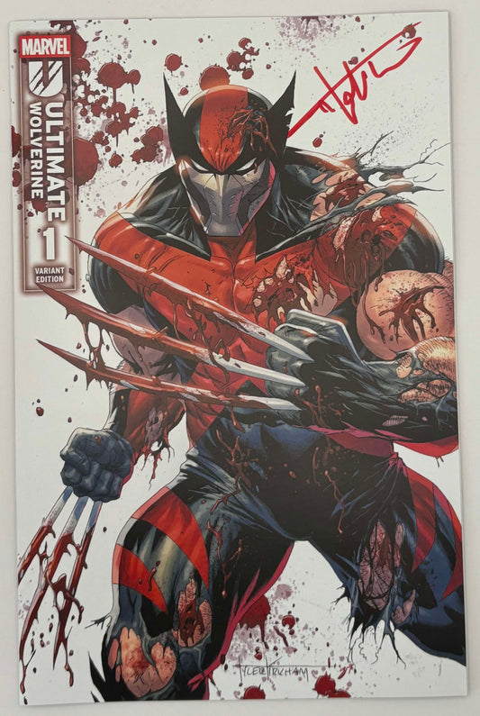 [SIGNED W/ COA] Ultimate Wolverine #1 Unknown Comics Tyler Kirkham Exclusive Premium Var [IN STOCK]