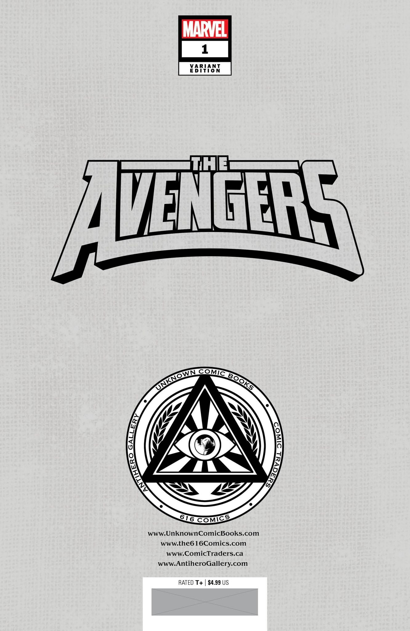 [SIGNED W/ COA] AVENGERS #1 UNKNOWN COMICS NATHAN SZERDY EXCLUSIVE VAR [IN STOCK]