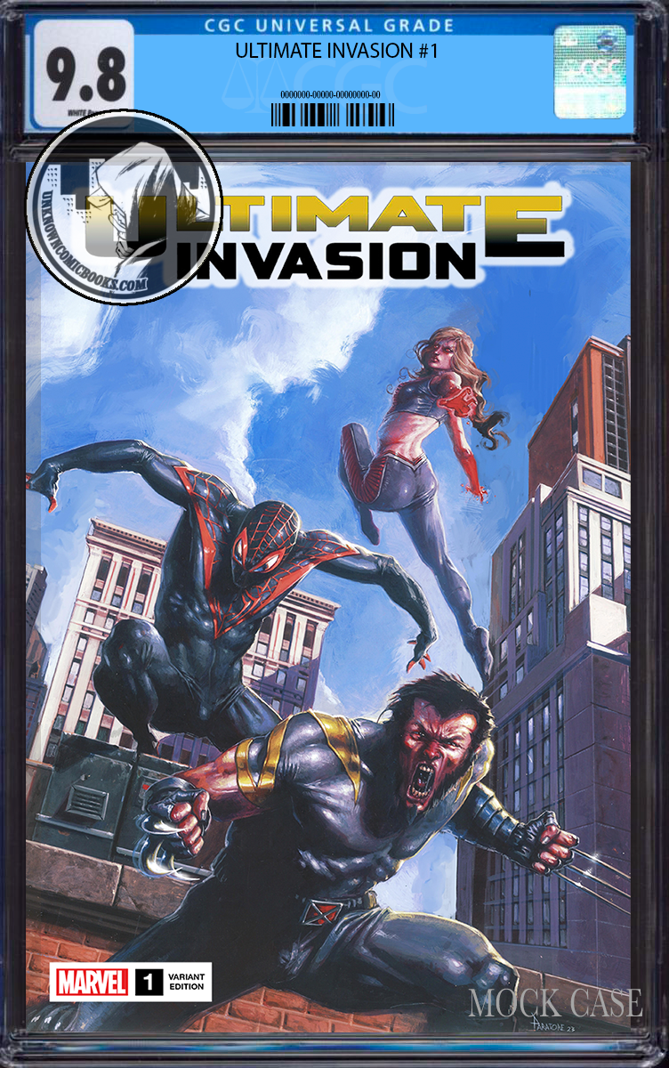 ULTIMATE INVASION #1 UNKNOWN COMICS DAVIDE PARATORE EXCLUSIVE VAR CGC 9.8 BLUE LABEL (01/31/2024)